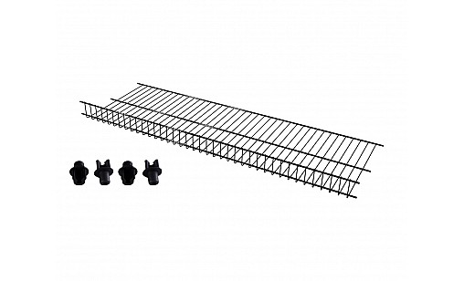 Полка под обувь 1000мм черная ДС