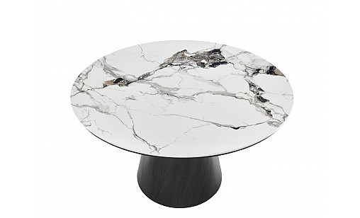 Стол обеденный Orion D1200*750 PP White Glossy