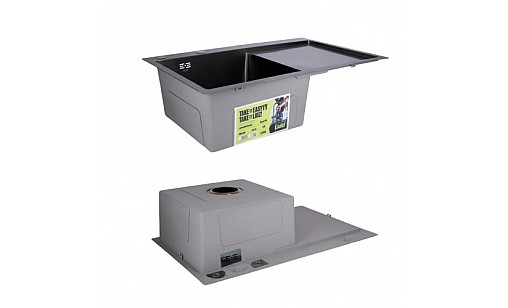 Мойка нержавеющая LIDZ H7849L Brush 3,0/1,0 мм (47523) с корзиной и дозатором крыло слева Мойка нержавеющая LIDZ H7849L Brush 3,0/1,0 мм (47523) с корзиной и дозатором крыло слева