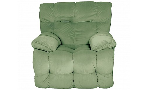 Крісло реклайнер електро Зелене
