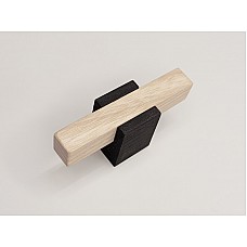 Ручка деревянная BRI 130/64 ясень WHITE