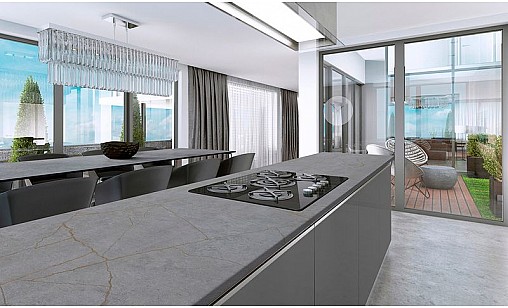 Стільниця LUXEFORM S633 Томиріс 2U R6 4200х600х38 мм вологост.