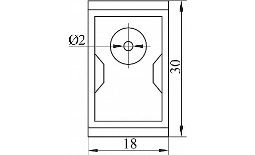 Кутник монтажний одинарний дуб світлий, бук світлий ДС Кутник монтажний одинарний дуб світлий, бук світлий ДС