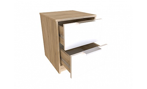 Комод Erin 1 Дуб Сонома/Белый Аляска