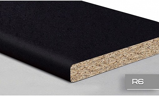 Стільниця LUXEFORM L015 Платиновий Чорний 2U R6 3050х600х28 мм