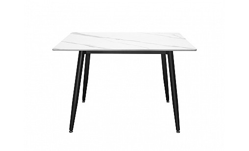 Стіл обідній Rikard 1100*750*750 Snow stone Glossy