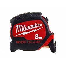 Рулетка 8м*33мм метрична WIDE BLADE Milwaukee