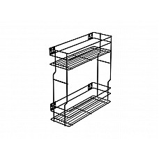 Кошик бічний cargo mini 200 L-450 метал графіт VARIANT MULTI Rejs WE03.7419.01.924