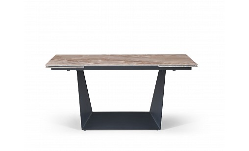 Стіл обідній Edmund 1600(2400)*900*750 Agate Glossy