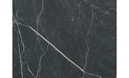 Компакт-плита LUXEFORM L155 Мрамор Ричмонд / черное ядро 2097х1400х12 мм