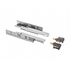 Направляющие GTV полного выдвижения с доводчиком для деревянных ящиков Modern Slide L-400