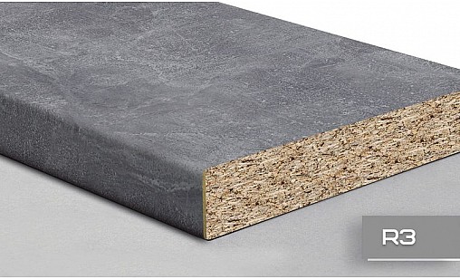 Стільниця LUXEFORM L141 Агата 1U R3 3050х1200х38 мм