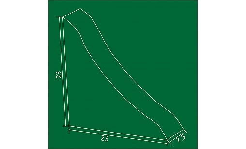 Заглушка на плiнтус ДС сiра 201