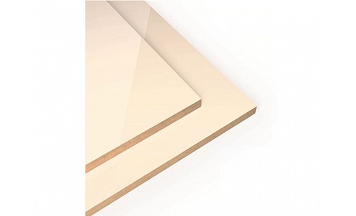 Панель МДФ Крем HG1017  2800*1220*18 High Gloss MEVA