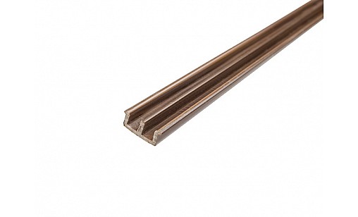 Профиль для стекла низкий Коричневый