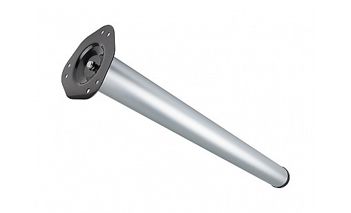 Опора H-710мм d-60мм Хром матовий (Алюміній) ДС СтандартЛайн