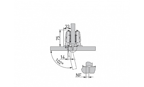 Завiс напівнакладний без пружини з 3D регулюванням SILENTO PRO ZP-SLCA08-3DBEOGTV Завiс напівнакладний без пружини з 3D регулюванням SILENTO PRO ZP-SLCA08-3DBEOGTV
