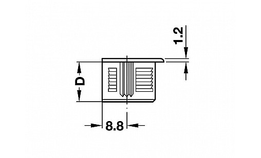 Рафикс беж без утолщения пласт. 16 мм глубина сверления 12,7 мм Hafele 263.10.403 Рафикс беж без утолщения пласт. 16 мм глубина сверления 12,7 мм Hafele 263.10.403
