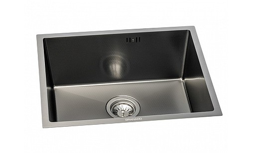 Мойка нержавеющая GRANADO Under top MAX STEEL S201 black honeycomb