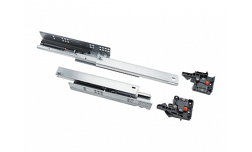 ДТС Направляющая скрытого монтажа 18 мм L-250 полного выдвижения 3D DS80250H 0DSD04-A