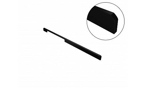 Ручка профільна DL 45/600 BLK Чорний ДС СтандартЛайн