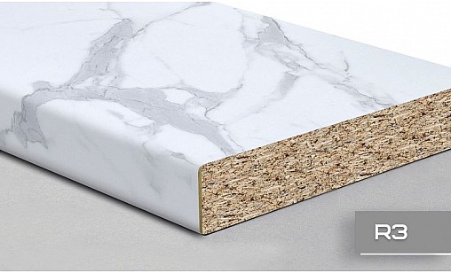 Стільниця LUXEFORM S946 Статуаріо 1U R3 3050х800х38 мм