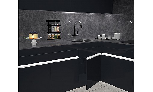 Ручка-профиль Н-2 18 мм L-3,95м накладная WHT Белый ДС СтандартЛайн Ручка-профиль Н-2 18 мм L-3,95м накладная WHT Белый ДС СтандартЛайн