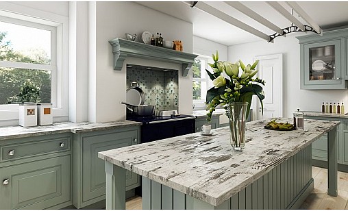 Стільниця LUXEFORM S517 Кантрі 2U R3 3050х1200х28 мм вологост.