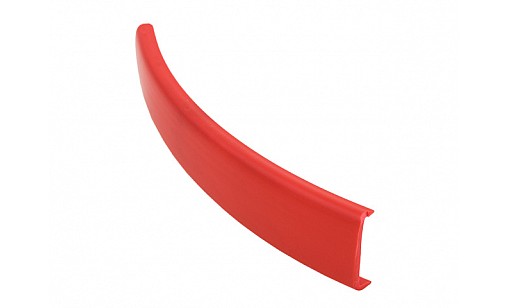 Профиль гибкий С-образный под плиту 16мм Красный однотонный 127 ДС