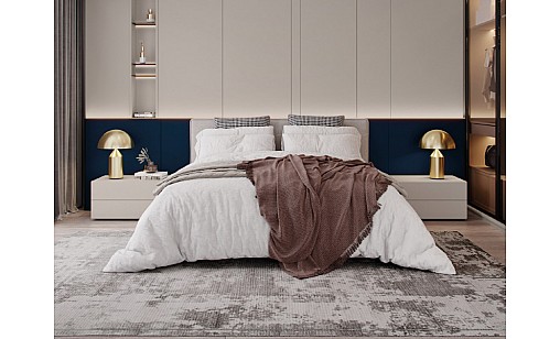 Панель МДФ KronoSpan 5981 HG/BS Кашемір (полістир. плівка) 2800х1220х18 мм - Feelness High Gloss