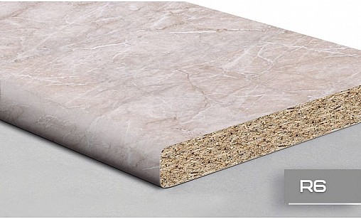 Стільниця LUXEFORM W959 Мармур Россо 2U R6 3050х600х28 мм