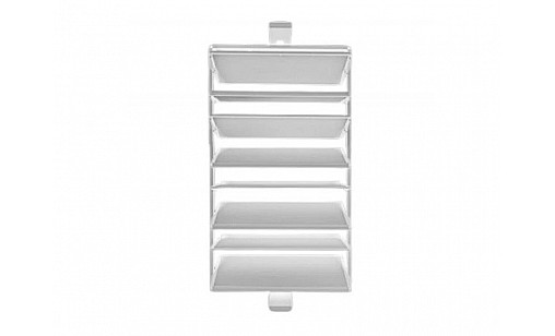 Поворотна полиця для взуття GTV ELITE (8 полиць) Білий WG-OBR8-10 GTV