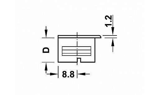 Болт стяжки RAFIX S20 стальной бех покрытия 20мм для отверстия D5мм 263.20.141