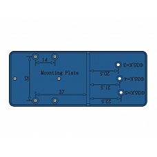 ДТС Шаблон для разметки под ответные планки JB37W