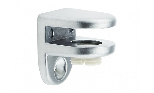 Полицетримач для скляних полиць DC DM 40 G6 хром матовий (алюміній) (SL)