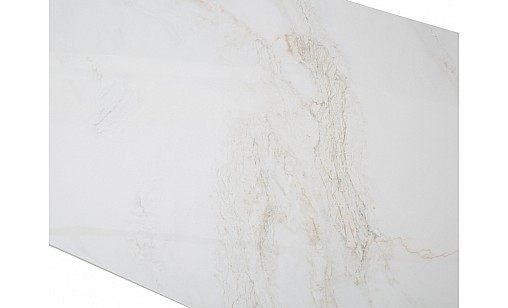 Стіл обідній Edmund 1400(2000)*850*750 White Golden Glossy