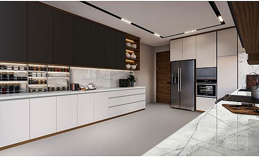 Стільниця LUXEFORM W147 Мармур Мілтон 1U R6 4200х800х28 мм