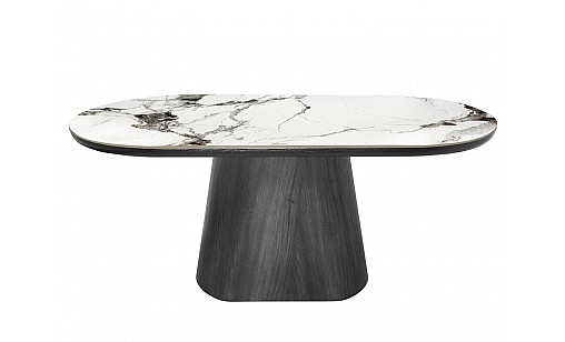 Стіл обідній Clement 1800*900*750 PP White Glossy