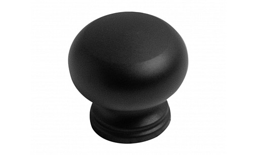 Ручка кнопка K 6028 BLKM кнопка Чёрный Матовый ДС