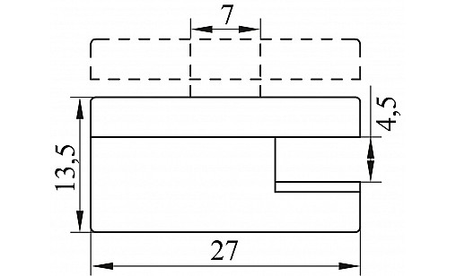 Набор зеркалодержателей 4028 Хром Набор зеркалодержателей 4028 Хром