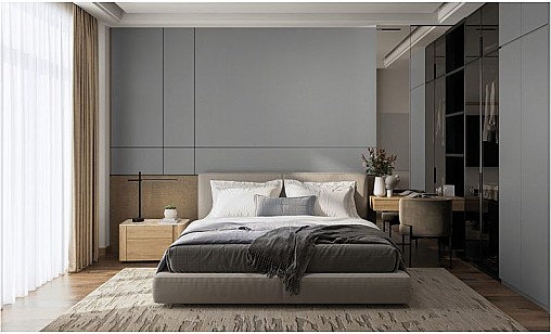 Фасад МДФ LUXEFORM GL-081 iS Срібний Пил Глянцевий (пластик в декор) 17,7 мм - idea