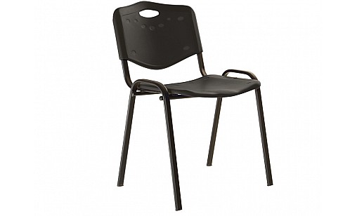 Стілець ISO black plast K-02