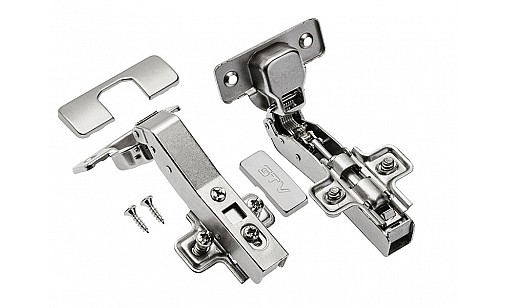 Петля угловая с доводчиком 45* 3D ZM-HCKT45-3DBEO-S GTV