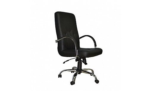 Крісло MANAGER steel chrome comfort tilt SP-A чорний