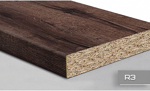 Стільниця LUXEFORM L0222 Хортиця 1U R3 4200х1200х38 мм