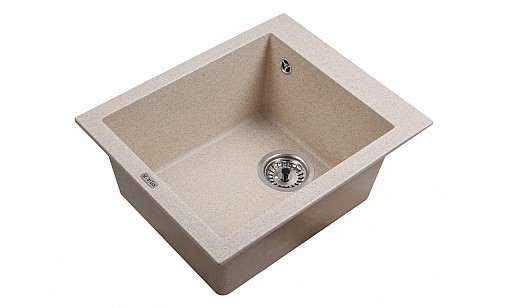 Мойка гранитная VENTOLUX AMORE 500x400x200 Коричневый песок