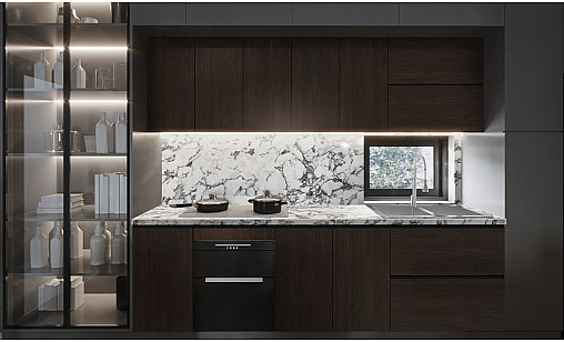 Столешница LUXEFORM W139 Крестола Бьянка 1U R6 4200х1000х38 мм влагост.