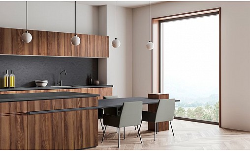 Стільниця LUXEFORM S524 Графіт Абсолют 1U R6 4200х900х28 мм вологост.