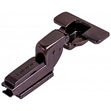 Петля PL внутрення со скрытой планкой и 3D регулировкой планки Clip On Графит