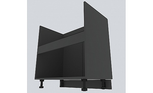 Тумба під мийку VIOLA 800*450*820 Антрацитовий